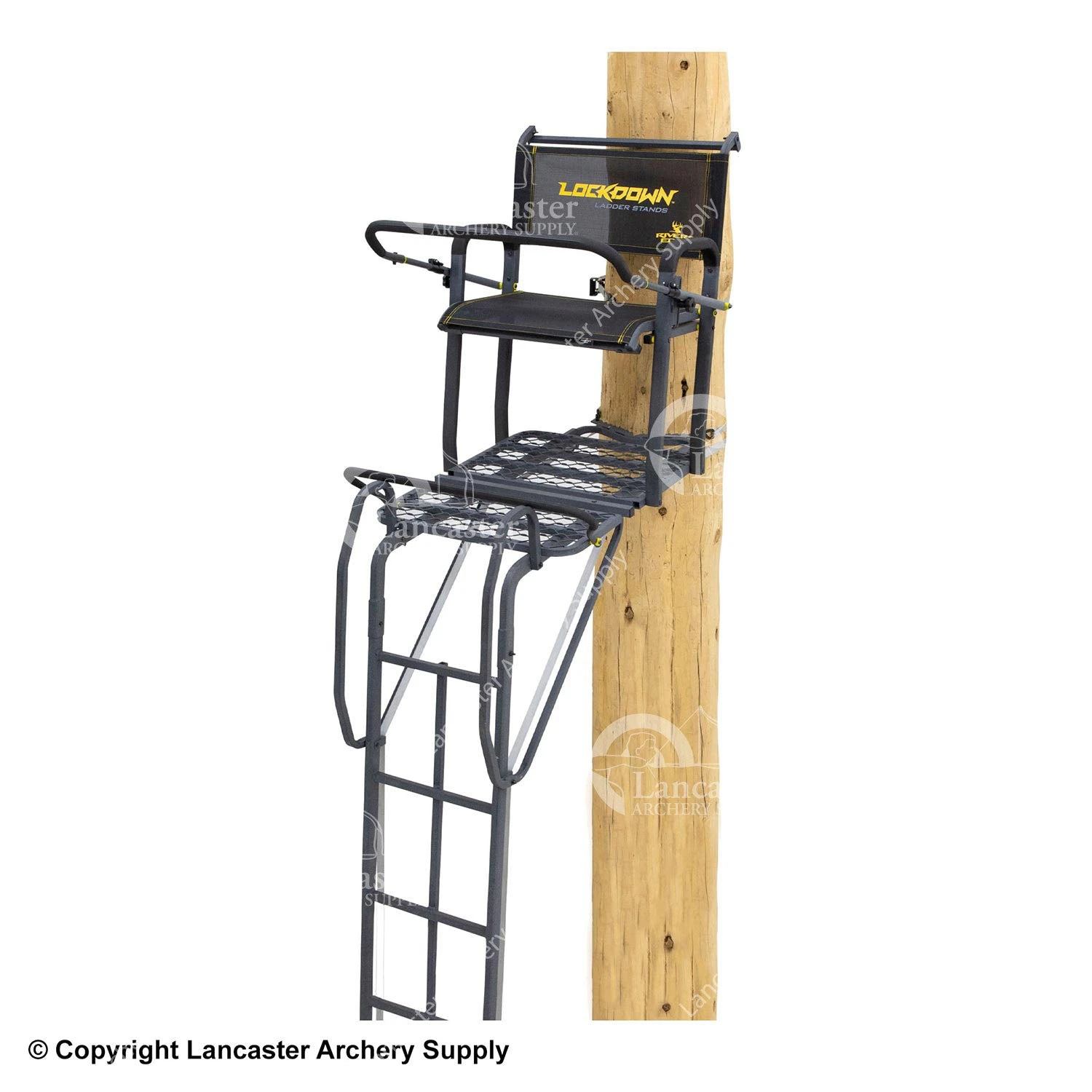 Rivers Edge Lockdown 21 Ft 1-Man Ladder Stand 3 Rivers Edge Lockdown 21 Ft 1-Man Ladder Stand