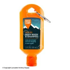 Dead Down Wind Base Camp Body Wash & Shampoo (Travel Size W/ Carabiner)