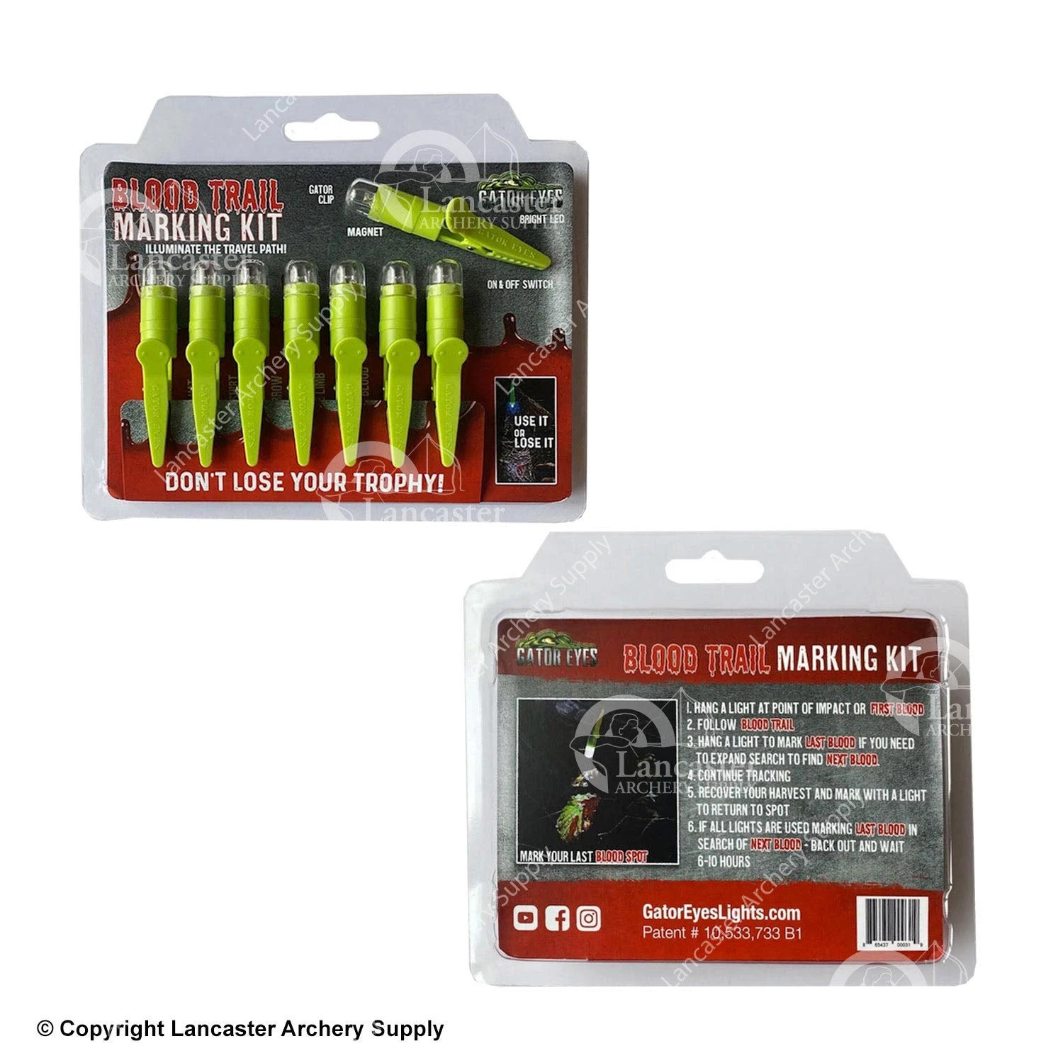 Gator Eyes Blood Trail Marking Kit 4 Gator Eyes Blood Trail Marking Kit - Image 2